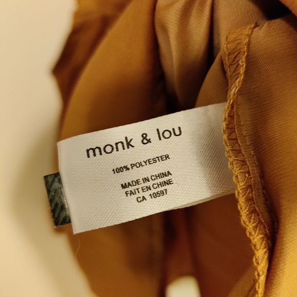 Monk & Lou Clay Ruffle Cami - Picture 3 of 3